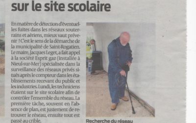 Article SUD-OUEST 22/02/2017 sur la recherche de réseau à Saint-Rogatien